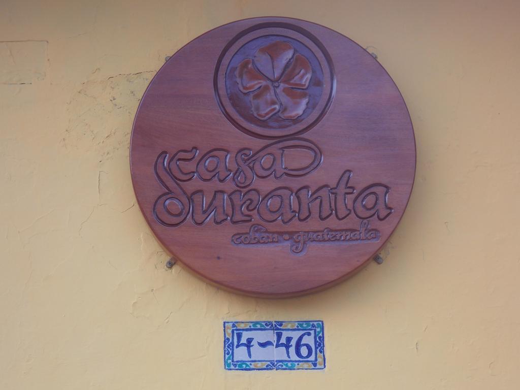 Hotel Casa Duranta Cobán Eksteriør billede